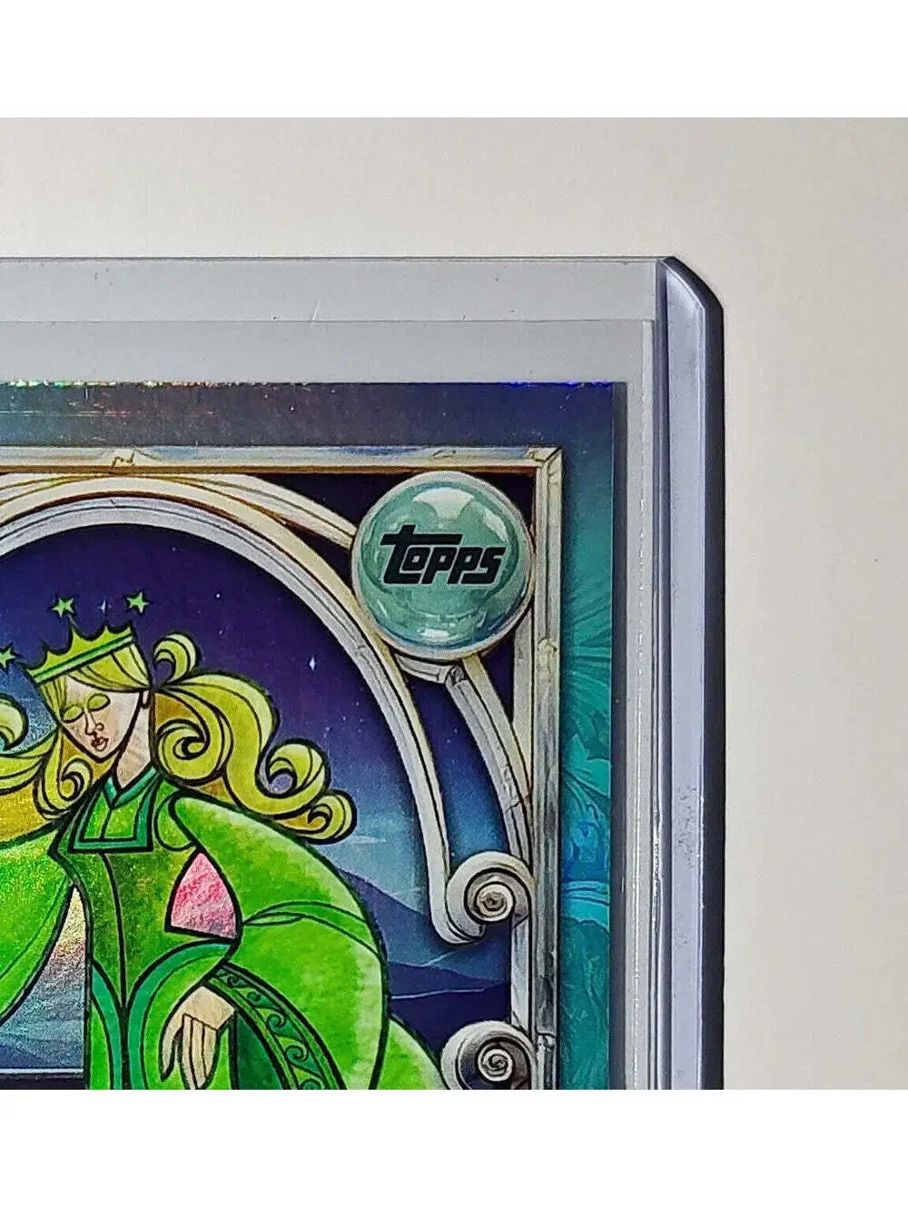 Enchantress 2025 Topps Disney Wonder #128 Diamond Card Beauty and the Beast
